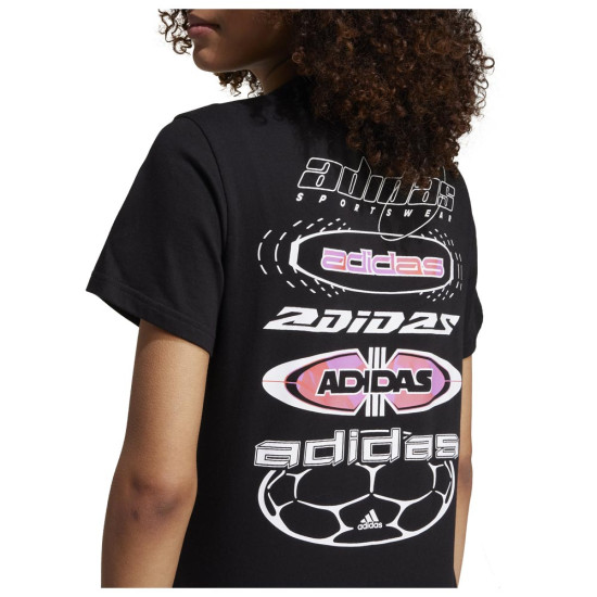 Adidas Γυναικεία κοντομάνικη μπλούζα House of Tiro Graphic Tee